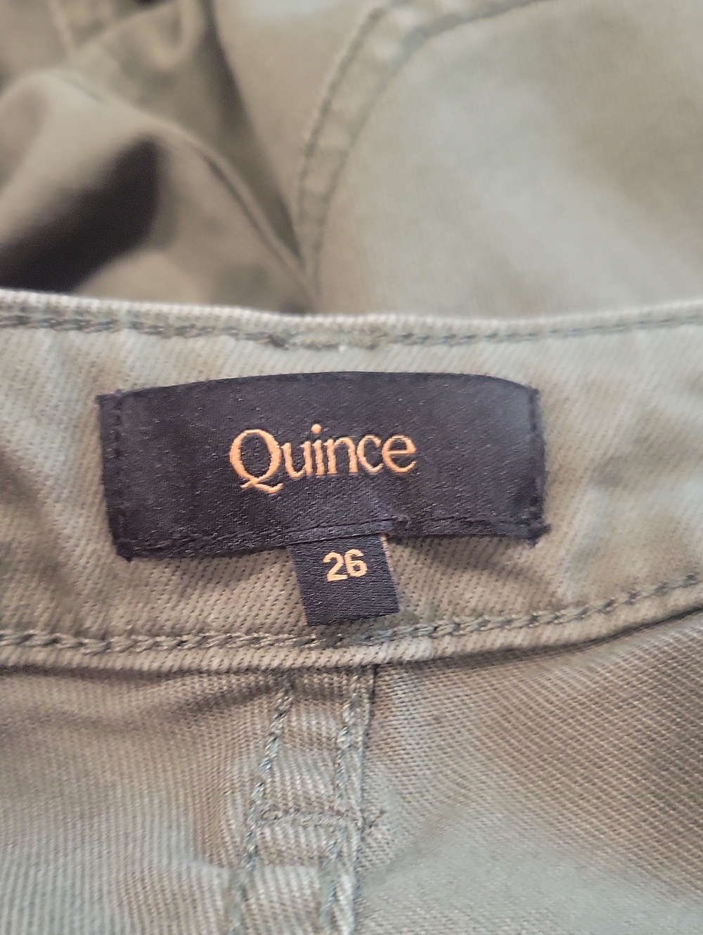 Quince Bella Stretch Wide Leg Jean Size 26 - Picture 3 of 5